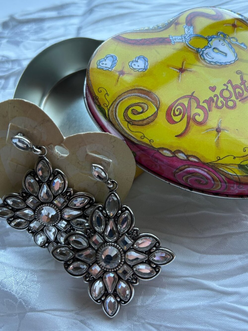 Brighton Maharani SITARA Dangle Earrings Swarovski Crystals JE6122